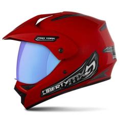 Capacete Cross Fechado Trilha Enduro Off Road Pro Tork Liberty Mx Pro 