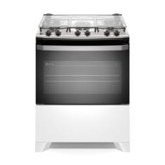 Fogão 5 bocas Electrolux Branco Efficient Mesa Inox, PerfectCook e VaporBake® (FE5IW) - Bivolt