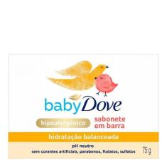 Sabonete em Barra Dove Baby Hidratação Balanceada 75g, 1, 75g