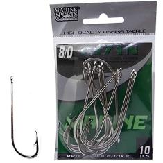 Anzol Marine Sports 1971n N. 8/0 Cartela Com 10