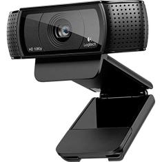 Webcam - USB 2.0 - Logitech C920 HD Pro - Preta - 960-000949 / 960-000764