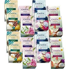 16 Sabonetes Exotic Vegetal Hidratante 170g Davene