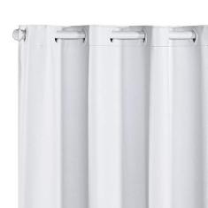 Cortina Blackout PVC corta 100% a luz 2,80 m x 2,30 m Branco