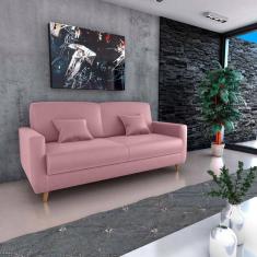 Sofá Cama Emilia Turkey Rosa F447 - Matrix