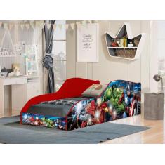 Cama Infantil Vingadores Vermelho - Loja Tigo