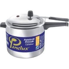 Panela de Pressao Panelux 7 Litros Polido - 001036, 7L, Prata