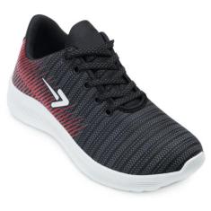 Tênis King Box BX21-BX2118, 39, Preto, Vermelho