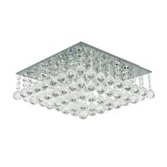 Plafon Lumix Ln146 40cm Quadrado Transparente G9