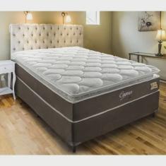 Cama Box Casal 138x188x59cm Latex Cygnus Montreal