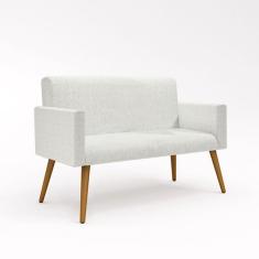 Sofá Namoradeira Poltrona Palito Bege