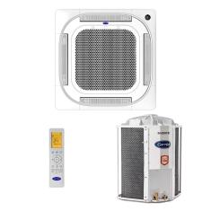 Ar Condicionado Split Cassete 4 Vias Inverter R32 Connect Carrier 36000 Btus Frio 220V Monofásico