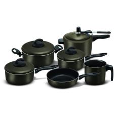 Conjunto De Panelas Teflon Super 6 Peças Panela de Pressão