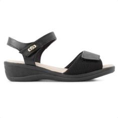 Sandália Comfortflex Salto Baixo Feminina-Feminino