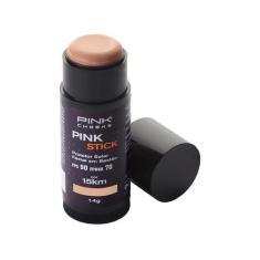 Protetor Solar Facial Com Cor Pink Stick FPS90 - Pink Cheeks, 14g