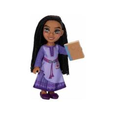 Boneca Asha de 15cm com Acessório - Wish - Sunny Brinquedos, Lilás