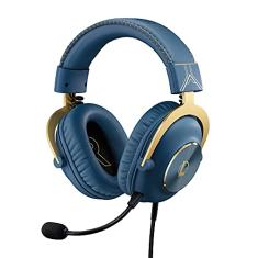 Headset Gamer Logitech G PRO X 7.1 Dolby Surround com Tecnologia Blue VO!CE, Microfone Removível, Design Confortável e Durável e Drivers PRO-G 50mm - Edição Especial League of Legends