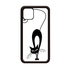 Capa Walking Black Cat Halloween Animal para iPhone 12 Pro Max para Apple Mini Mobile Case Shell