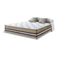 Colchão Queen de Molas Ensacadas Cama inBox Select Euro Soft 158x198x32 Bege