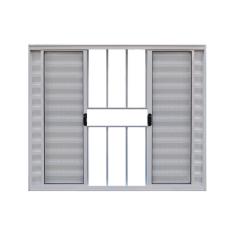 Veneziana de Correr 6 Folhas C/Grade 1.00 x 1.00 - Hale