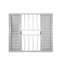 Veneziana de Correr 6 Folhas C/Grade 1.00 x 2.00 - Hale