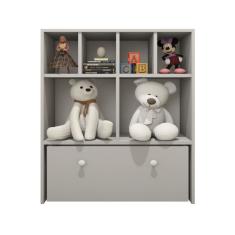 Estante Nicho Organizador de Brinquedos Infantil em MDF PlanCasa