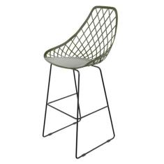 Banqueta Alta 106cm com Encosto Kayla - Empório Tiffany