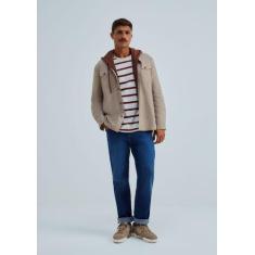 Calça Jeans Masculina Tradicional Com Elastano - hering, 042, Azul méd