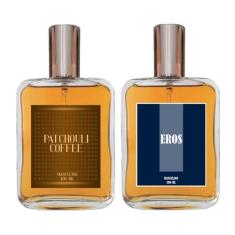 Kit Perfume Masculino - Patchouli Coffee + Eros 100ml - Essência do Br