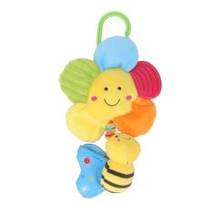 Brinquedo Musical Infantil Pendurado Com Pingente de Flor Requintado Brinquedo Musical Pendurado Com Som de Sino Macio Pelúcia para Entretenimento a Qualquer Hora e Em Qualquer