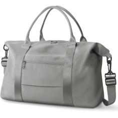 Bolsa esportiva de viagem, bolsa de viagem de fim de semana masculina pequena bolsa de ginástica para mulheres, bolsa hospitalar para trabalho de parto e parto, bolsa de bagagem noturna com manga de