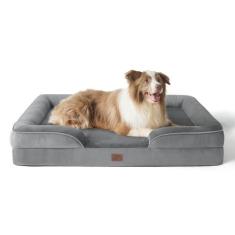 Cama Ortopédica Bedsure para Cães Grandes - com Capa Lavável