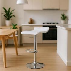 Banqueta Belo Horizonte Branca - Cadeiras INC