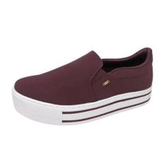 Tênis Slip On Feminino Casual Via Marte 010-009-Feminino