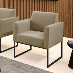 Poltrona Base Industrial Preto Marisa Suede D03 - D'Rossi - DRossi, Ma