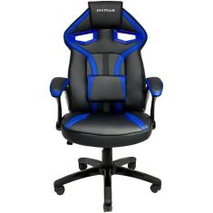 Cadeira Gamer Mx1 Giratoria Preto/Azul