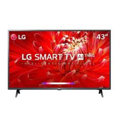 Smart TV LED 43 LG 43LM6370PSB, Full hd, Wi-Fi, Bluetooth, 1 usb, 2 hdmi, ThinQ ai, WebOS, 60Hz