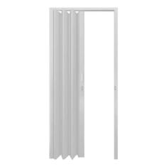 Porta Sanfonada de PVC Polifort 80cm x 2,10m Cinza