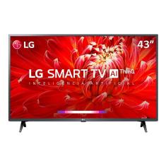Smart TV LED Full HD 43'' LG, 2 HDMI, 1 USB, ThinQ AI - 43LM6370