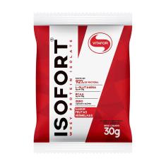 Isofort Whey Protein Isolado Sabor Frutas Vermelhas Vitafor 30G