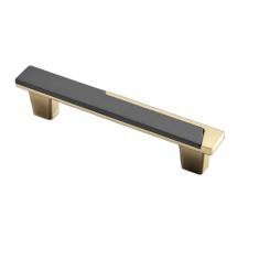 Cobre cinza liga de zinco puxadores e puxadores de porta de armário de cozinha escondidos botões de gaveta móveis maçaneta de porta ferragem, 916 cobre cinza 96mm