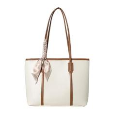 Sacolas de trabalho de grande capacidade para mulheres de couro PU bolsas grandes e bolsas de ombro femininas, A