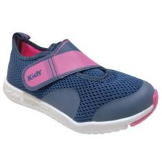 Tênis Casual Infantil Menina Jogging Running Kidy 093-1096-Feminino