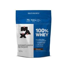 100% Whey Refil Sabor Chocolate 900G - Max Titanium, 1, 900g, Chocolat