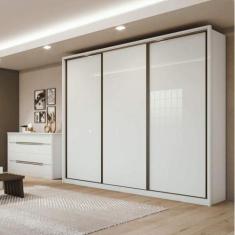 Quarto de Casal com Guarda Roupa e Cômoda - Móveis Lopas