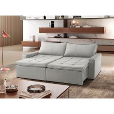 Sofa Cama e Reclinavel Imperatriz 2,20m 04 Lugares Txr