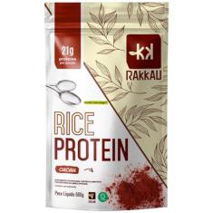 Proteína Concentrada De Arroz Rice Protein Cacau Rakkau 600g