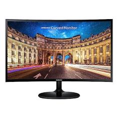Monitor Samsung LED 23.5" Widescreen Curvo, Full HD, HDMI/VGA, FreeSync - LC24F390FHLMZD