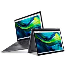 Notebook Acer Aspire Spin ASP14-51MTN-50BX IA Intel Core 5 16GB RAM 512GB SSD 14” Touchscreen painel de LED IPS Windows 11