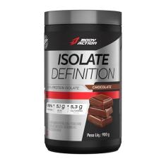 Whey Protein Isolado Isolate Definition 900g Sabor Chocolate Bodyaction