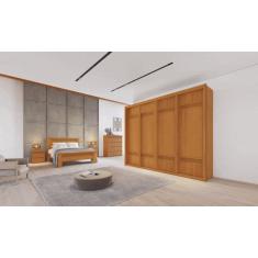 Guarda Roupa Casal 4 Portas 8 Gavetas - Palladio Gold - Móveis Bettio